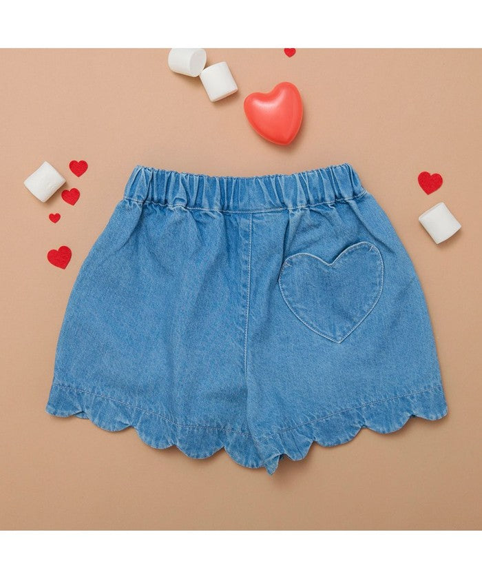 ブランシェス BRANSHES マシュマロショートパンツ,ブルー