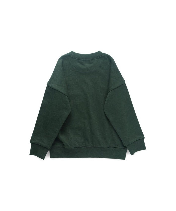 ブランシェス BRANSHES T/C裏毛/スパンテレコ ニットジャガードポケットTO