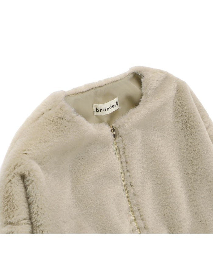 ブランシェス BRANSHES フェイクファージャケット