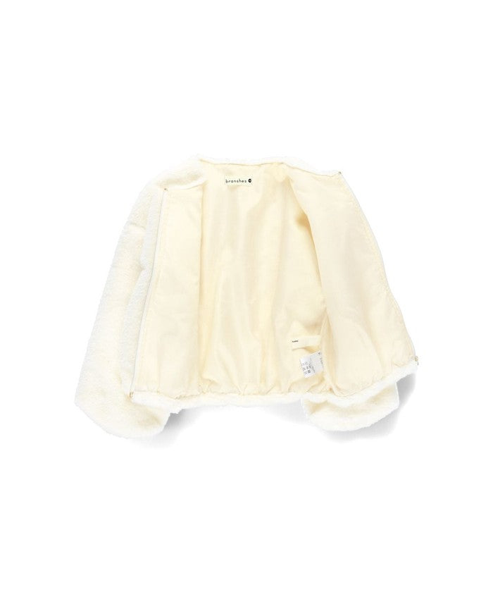 ブランシェス BRANSHES フェイクファージャケット