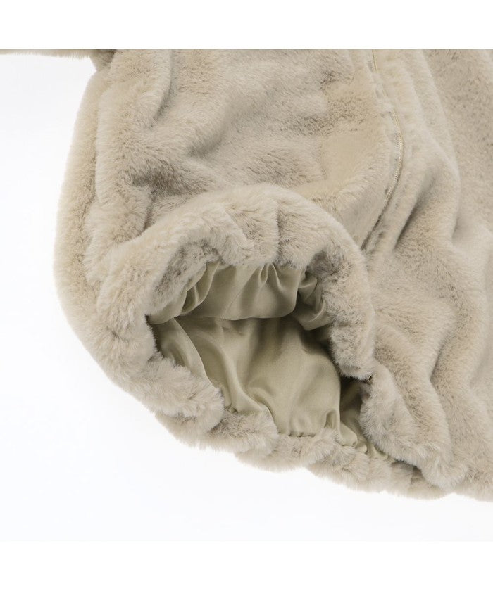 ブランシェス BRANSHES フェイクファージャケット