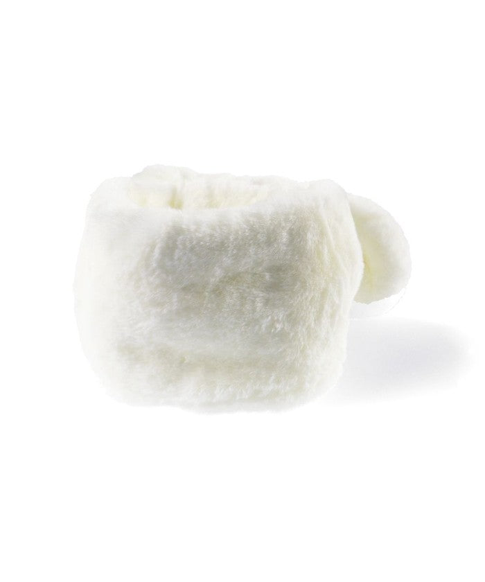 ブランシェス branshes リボン型フェイクファーマフラー