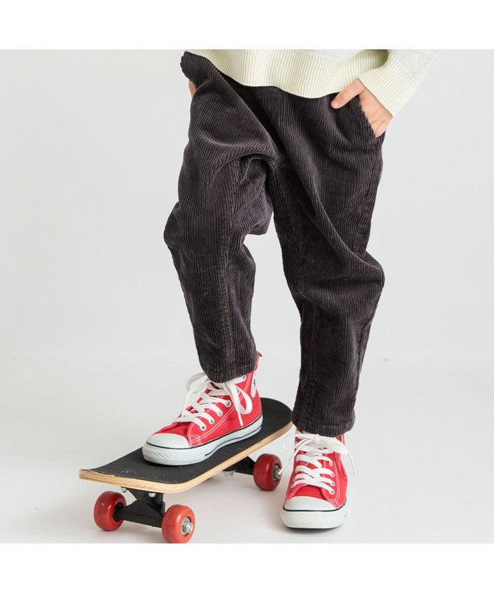 ブランシェス BRANSHES 【ガーデナー】コーデュロイテーパードパンツ
