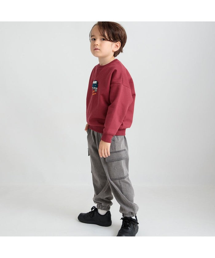 ブランシェス BRANSHES 【あったか】裏起毛車モチーフトレーナー