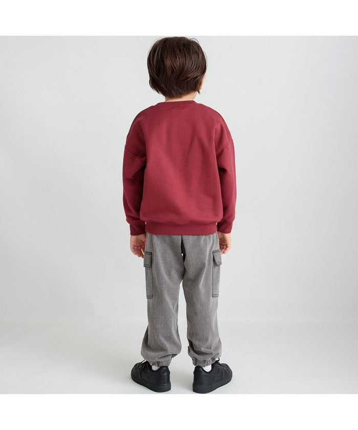 ブランシェス BRANSHES 【あったか】裏起毛車モチーフトレーナー