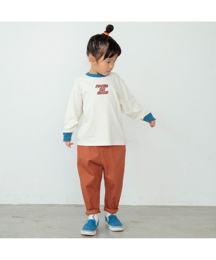 ブランシェス BRANSHES 【eikoコラボ】綿100％アソートグラフィック長袖Tシャツ