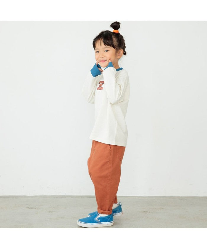 ブランシェス BRANSHES 【eikoコラボ】綿100％アソートグラフィック長袖Tシャツ