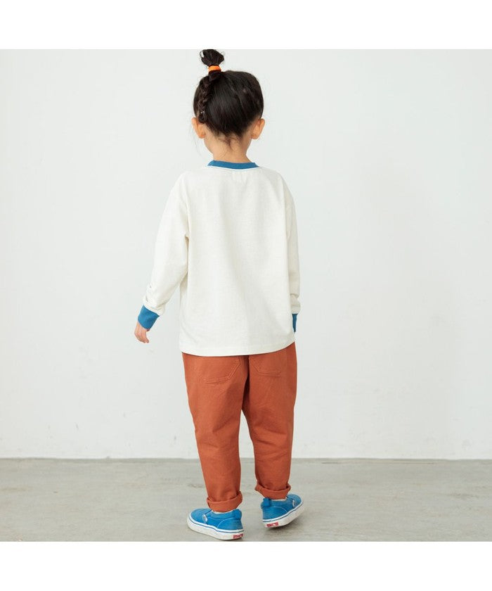 ブランシェス BRANSHES 【eikoコラボ】綿100％アソートグラフィック長袖Tシャツ