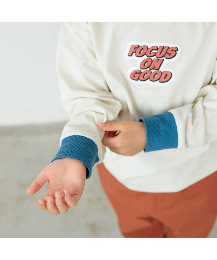 ブランシェス BRANSHES 【eikoコラボ】綿100％アソートグラフィック長袖Tシャツ