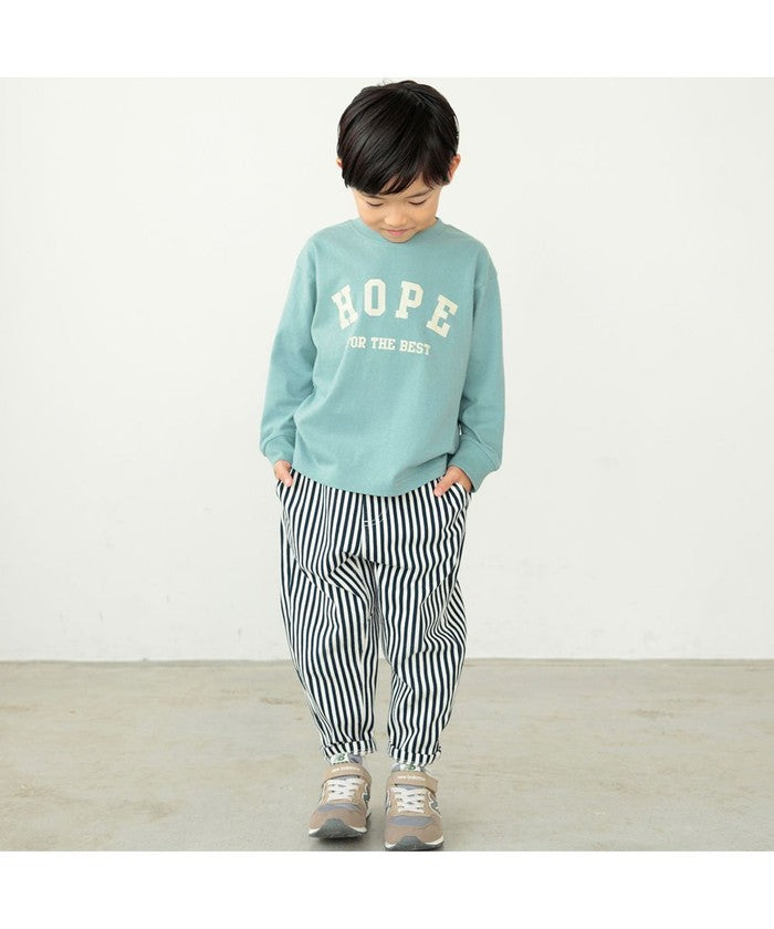 ブランシェス BRANSHES 【eikoコラボ】綿100％アソートグラフィック長袖Tシャツ