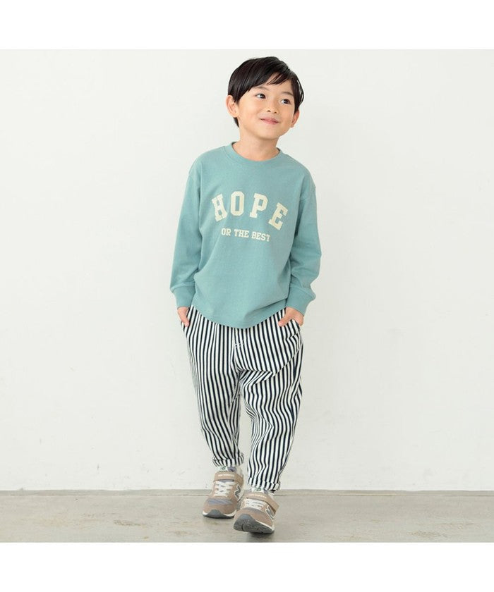 ブランシェス BRANSHES 【eikoコラボ】綿100％アソートグラフィック長袖Tシャツ