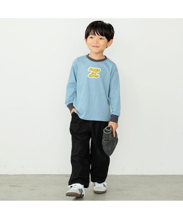 ブランシェス BRANSHES 【eikoコラボ】綿100％アソートグラフィック長袖Tシャツ