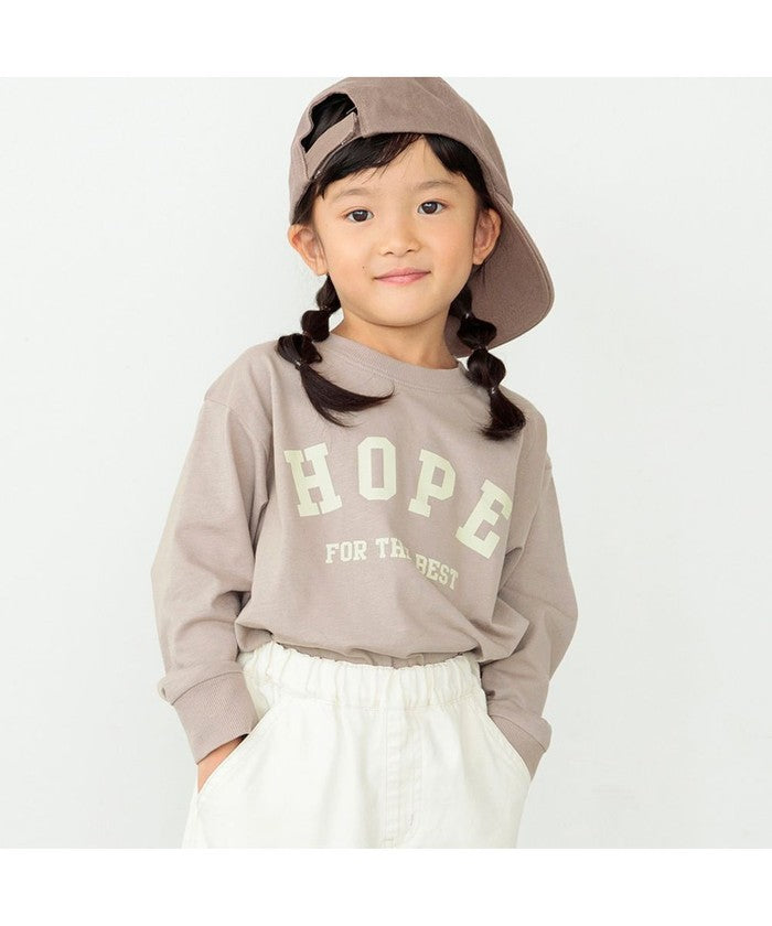 ブランシェス BRANSHES 【eikoコラボ】綿100％アソートグラフィック長袖Tシャツ