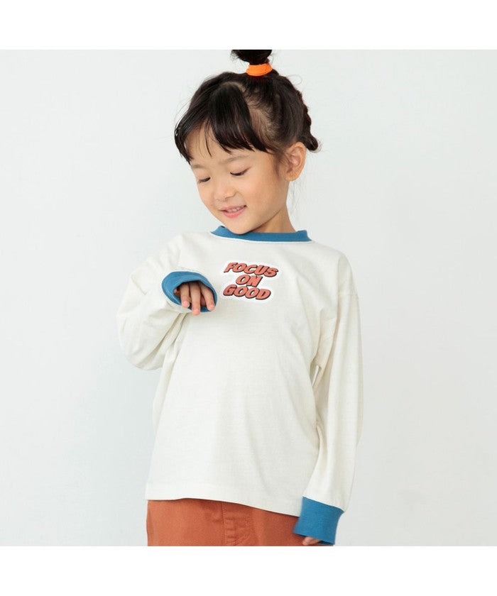 ブランシェス BRANSHES 【eikoコラボ】綿100％アソートグラフィック長袖Tシャツ