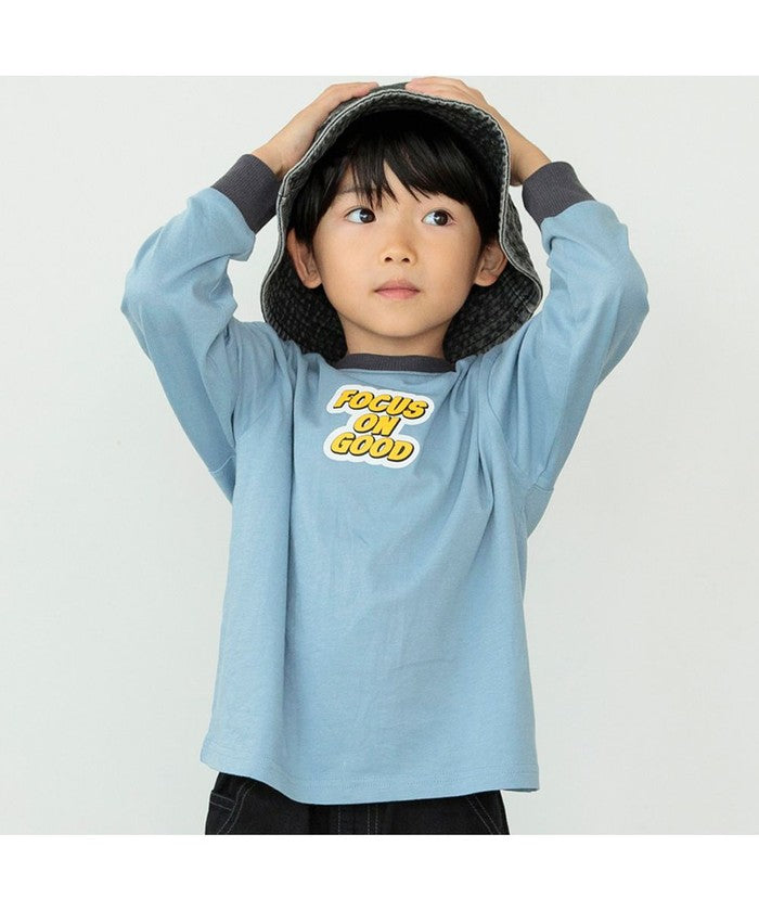 ブランシェス BRANSHES 【eikoコラボ】綿100％アソートグラフィック長袖Tシャツ
