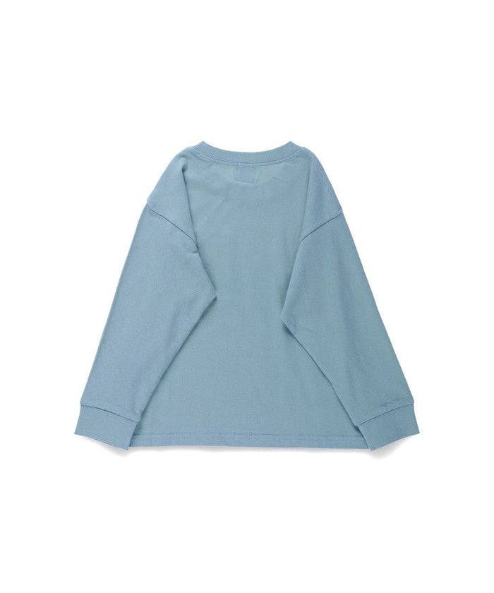 Branshes BRANSHES 【DRC/100% Cotton, Gentle on the Skin】 Pocket Long Sleeve T-Shirt