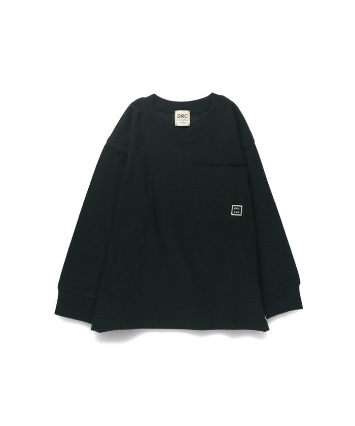 Branshes BRANSHES 【DRC/100% Cotton, Gentle on the Skin】 Pocket Long Sleeve T-Shirt