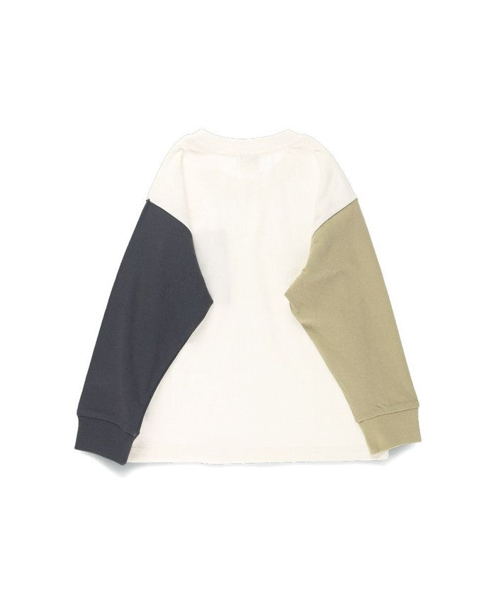 Branshes BRANSHES 【DRC/100% Cotton, Gentle on the Skin】 Pocket Long Sleeve T-Shirt