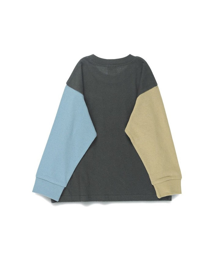 Branshes BRANSHES 【DRC/100% Cotton, Gentle on the Skin】 Pocket Long Sleeve T-Shirt