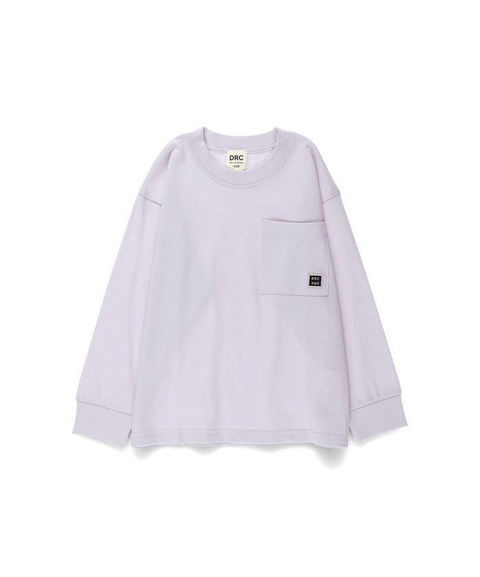 Branshes BRANSHES 【DRC/100% Cotton, Gentle on the Skin】 Pocket Long Sleeve T-Shirt