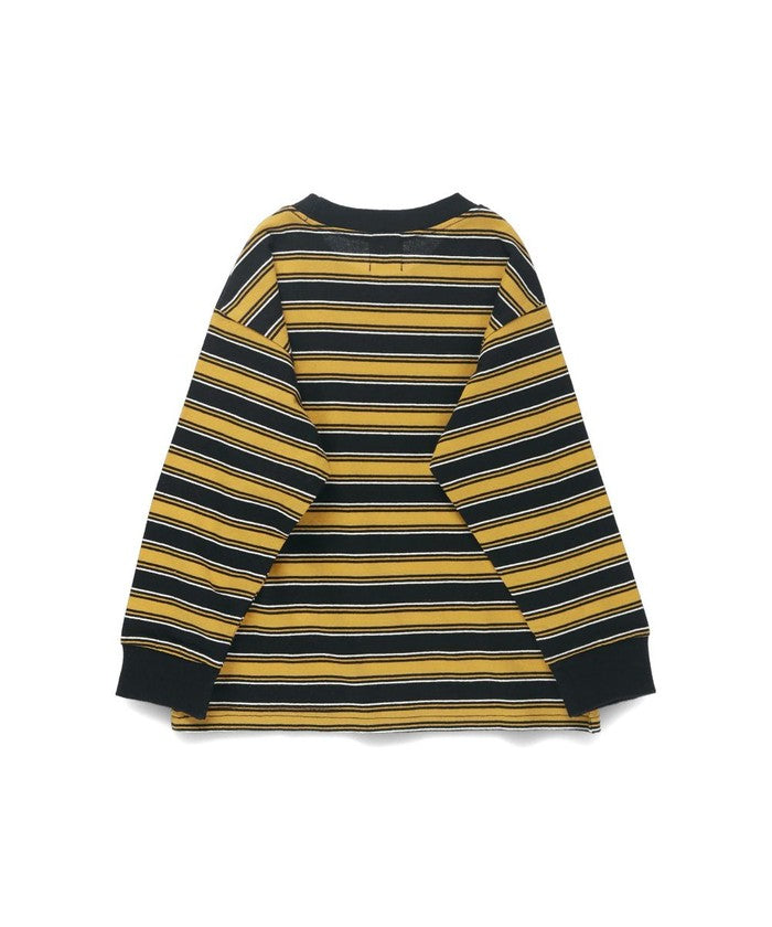 ブランシェス BRANSHES 【DRC/お肌に嬉しい綿100％】マルチボーダー長袖Tシャツ