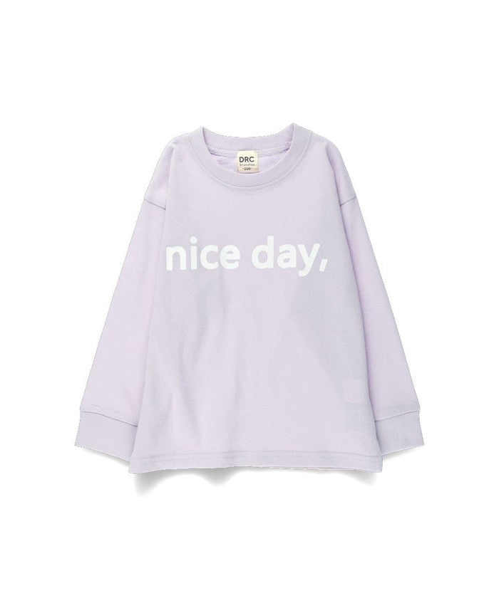 Branshes BRANSHES 【DRC/100% Cotton for Your Skin】 Assorted Logo Long Sleeve T-Shirt