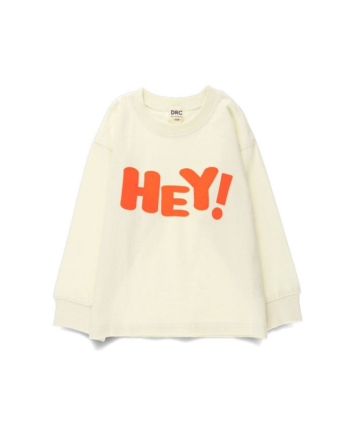 ブランシェス BRANSHES 【DRC/お肌に嬉しい綿100％】アソートロゴ長袖Tシャツ