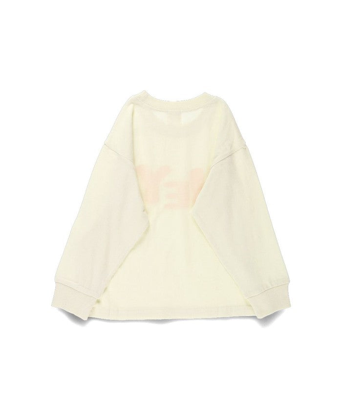 Branshes BRANSHES 【DRC/100% Cotton for Your Skin】 Assorted Logo Long Sleeve T-Shirt