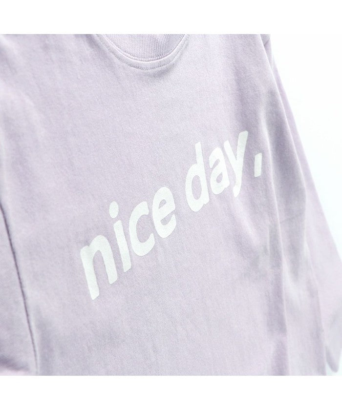 ブランシェス BRANSHES 【DRC/お肌に嬉しい綿100％】アソートロゴ長袖Tシャツ