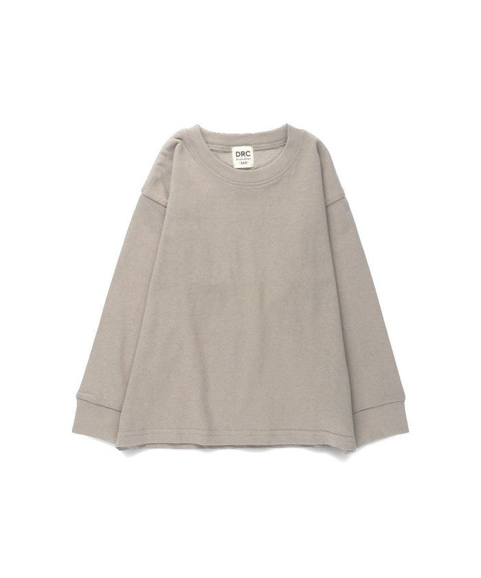 Branshes BRANSHES 【DRC/100% Cotton for Your Skin】 Assorted Logo Long Sleeve T-Shirt