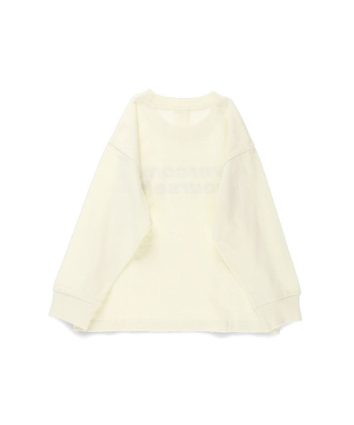 Branshes BRANSHES 【DRC/100% Cotton for Your Skin】 Assorted Logo Long Sleeve T-Shirt