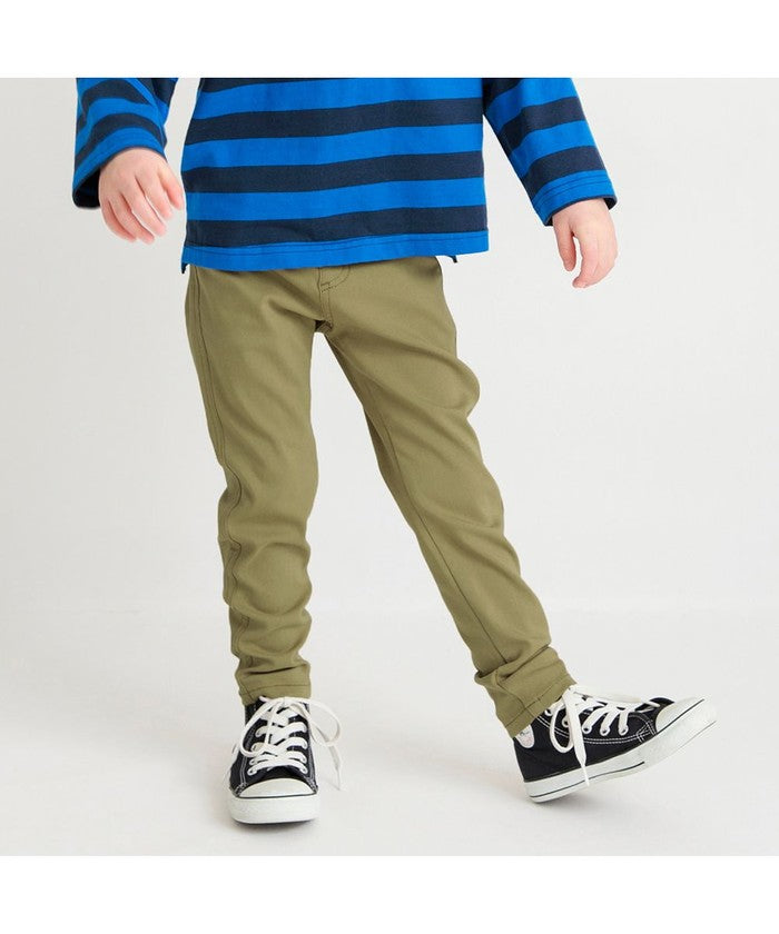 ブランシェス BRANSHES 【フィットストレート】プレミアムストレッチツイルロングパンツ