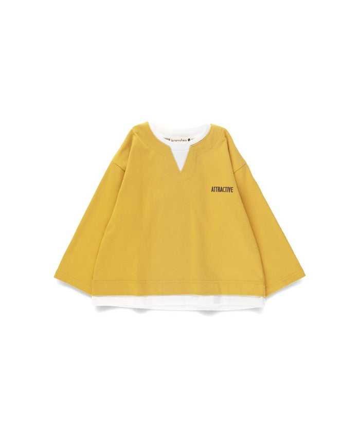 布蘭詩 BRANSHES 重疊穿著風長袖T恤