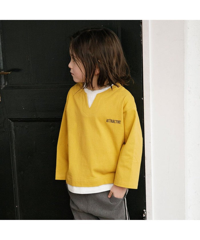 布蘭詩 BRANSHES 重疊穿著風長袖T恤