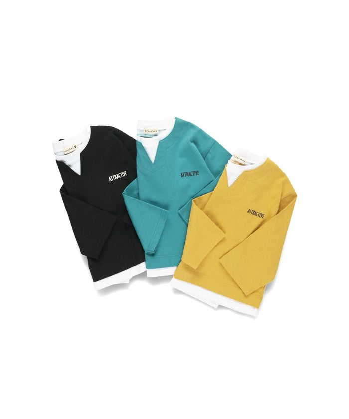 布蘭詩 BRANSHES 重疊穿著風長袖T恤