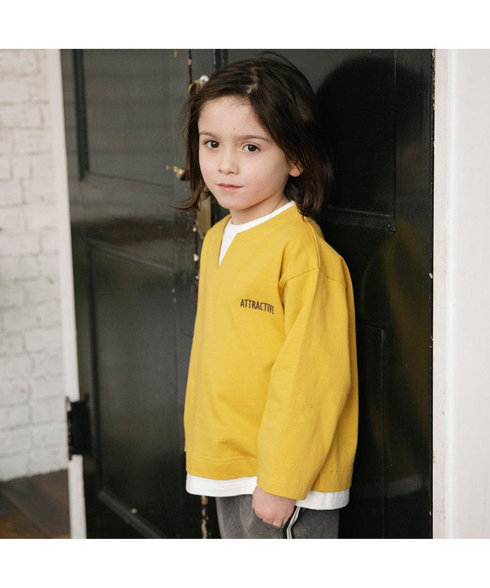 布蘭詩 BRANSHES 重疊穿著風長袖T恤