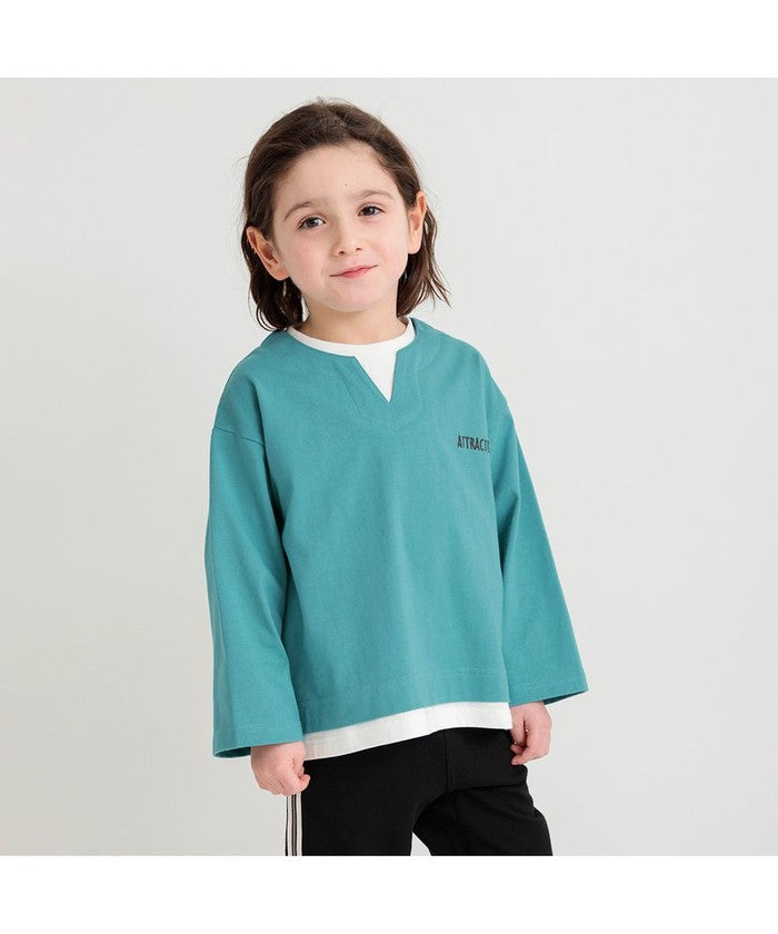 布蘭詩 BRANSHES 重疊穿著風長袖T恤