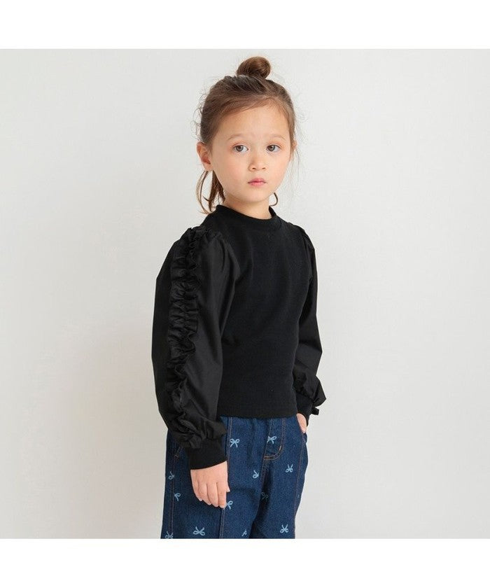 布蘭詩 BRANSHES 袖口荷葉邊長袖T恤