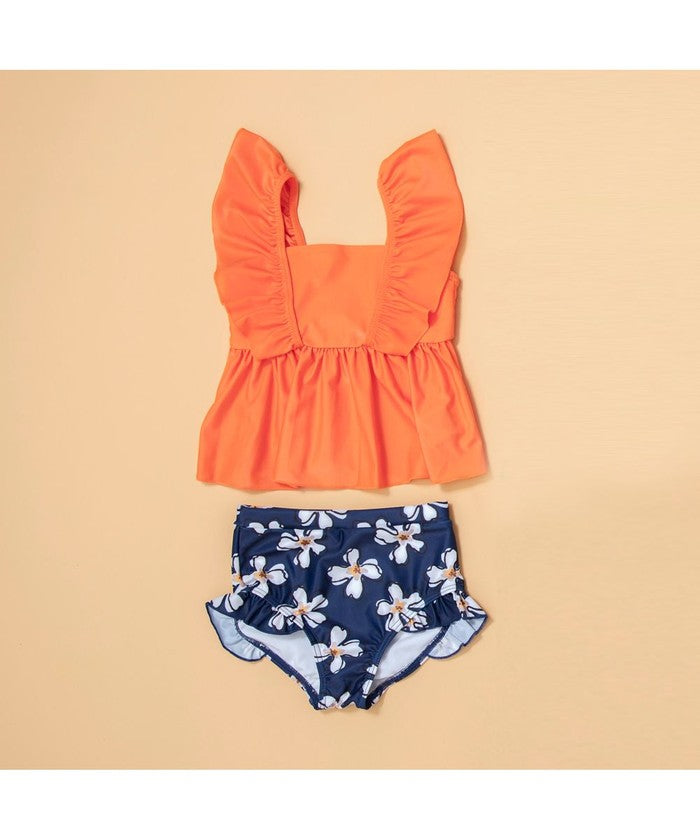 ブランシェス branshes 【水着 / SWIM】フリルタンキニ 【返品不可商品】 （ブラック） ブラック