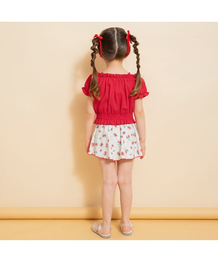 ブランシェス branshes 【WEB限定/水着/セパレート】パフスリーブタンキニ 【返品不可商品】 （ブラック） ブラック