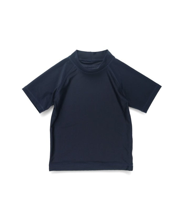 ブランシェス branshes 【WEB限定/スクール水着】半袖ラッシュガード 【返品不可商品】 （ネイビーブルー） ネイビーブルー