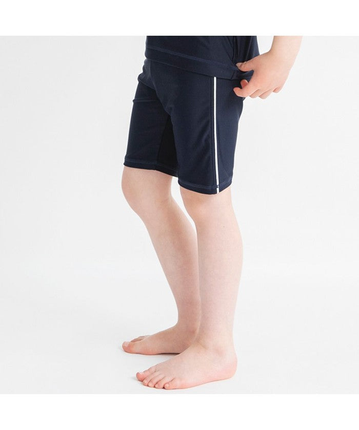ブランシェス branshes 【WEB限定/スクール水着】ハーフパンツ 【返品不可商品】 （ネイビーブルー） ネイビーブルー