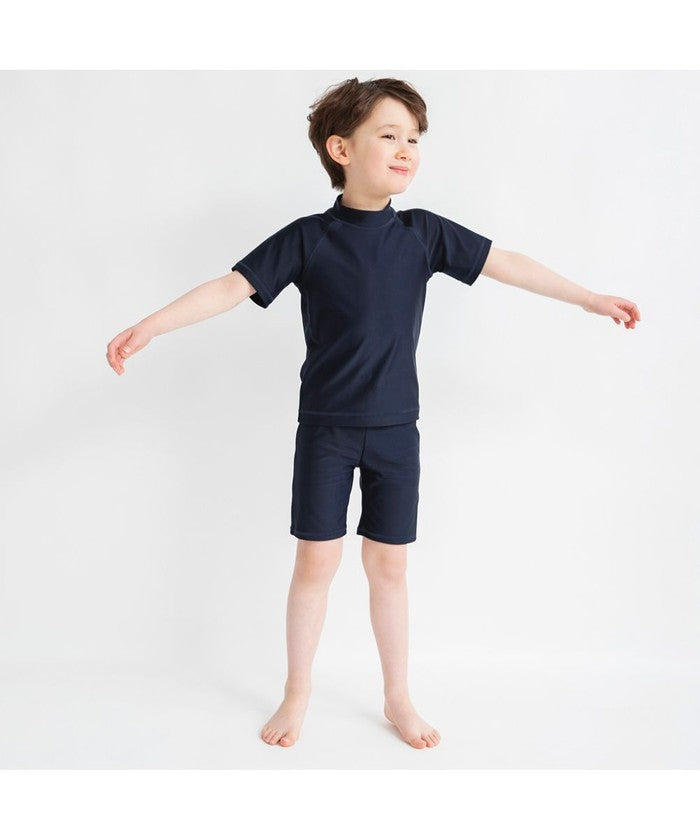 ブランシェス branshes 【WEB限定/スクール水着】ハーフパンツ 【返品不可商品】 （ネイビーブルー） ネイビーブルー