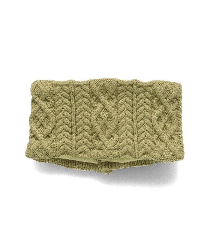 ブランシェス branshes 【あったか】ケーブル柄ネックウォーマー （グレー） グレー