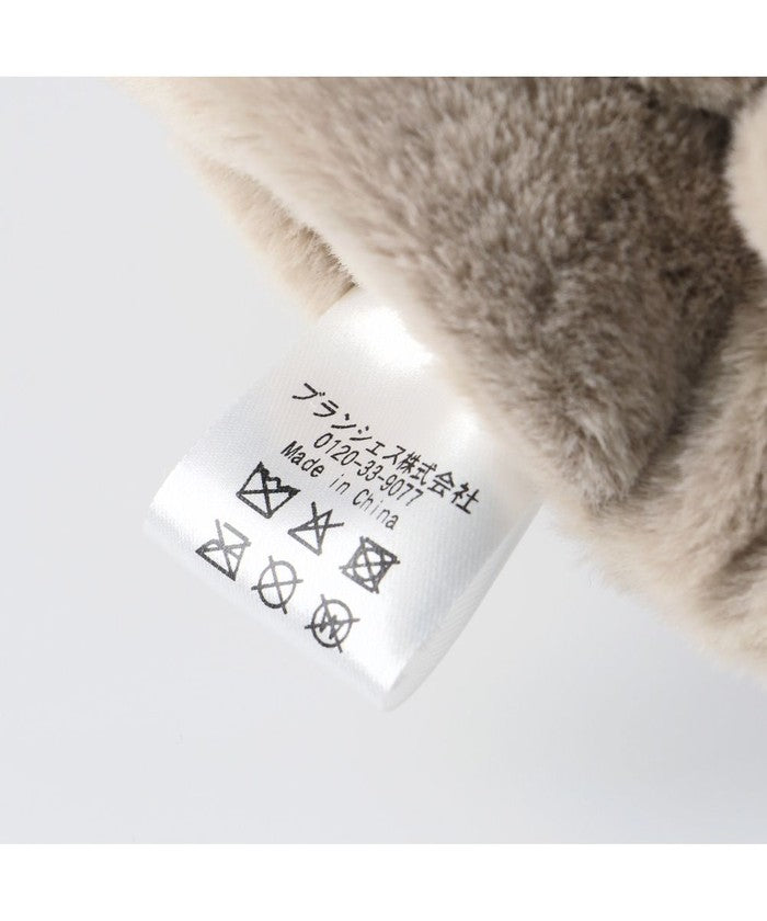 ブランシェス branshes フラワーモチーフ/フェイクファーマフラー （アイボリー） アイボリー