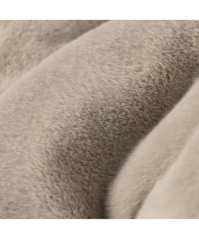 ブランシェス branshes フラワーモチーフ/フェイクファーマフラー （アイボリー） アイボリー