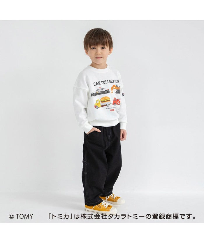 ブランシェス branshes 【コラボ】TOMICA/トミカ×branshes プリントトレーナー （アイボリー） アイボリー