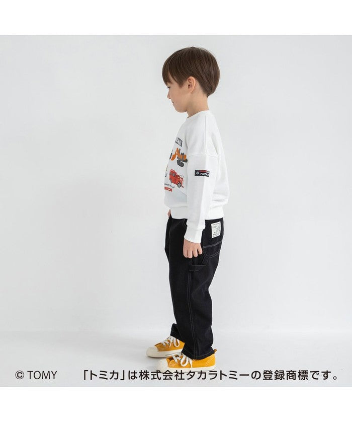 ブランシェス branshes 【コラボ】TOMICA/トミカ×branshes プリントトレーナー （アイボリー） アイボリー