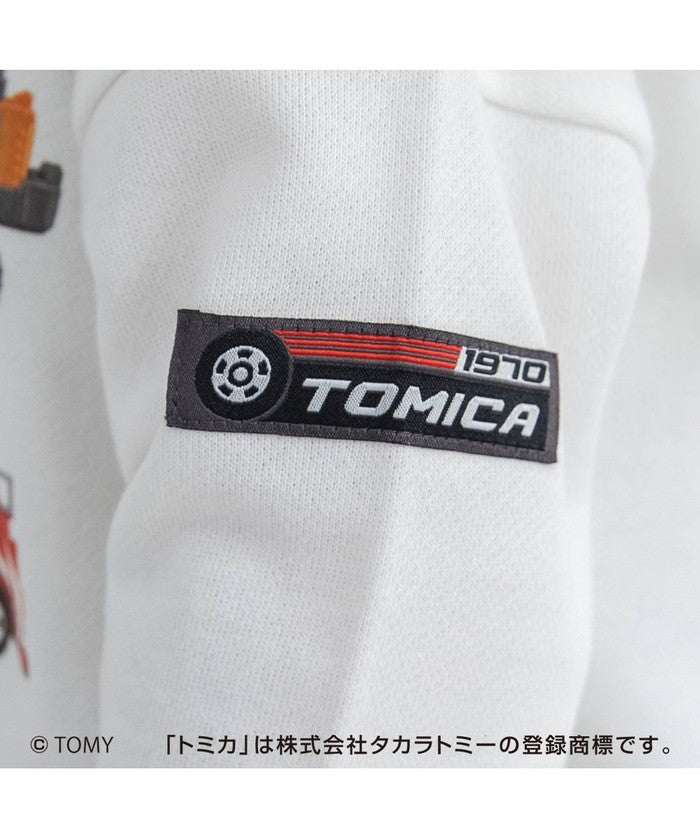 ブランシェス branshes 【コラボ】TOMICA/トミカ×branshes プリントトレーナー （アイボリー） アイボリー