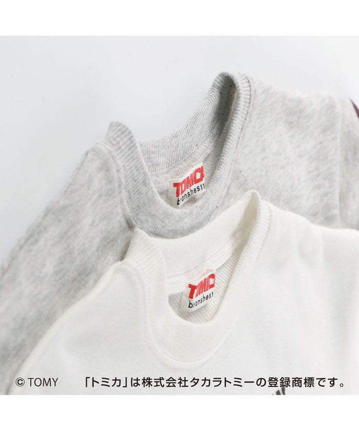 ブランシェス branshes 【コラボ】TOMICA/トミカ×branshes プリントトレーナー （アイボリー） アイボリー